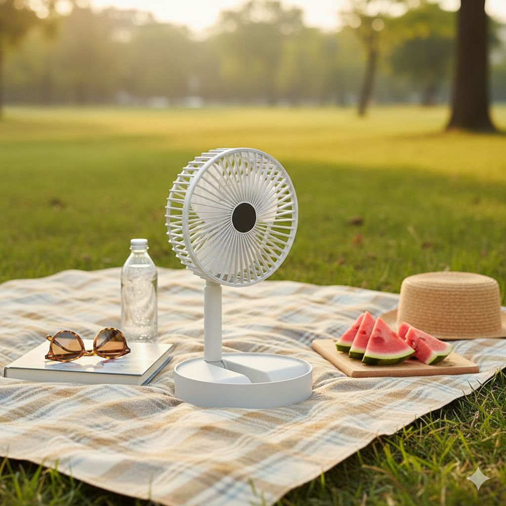 Powerful Rechargeable High Speed Table Desk Fan