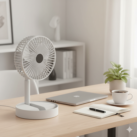 Powerful Rechargeable High Speed Table Desk Fan